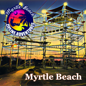 Myrtle Beach zipline adventures with lights